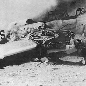 Bf-110 downed