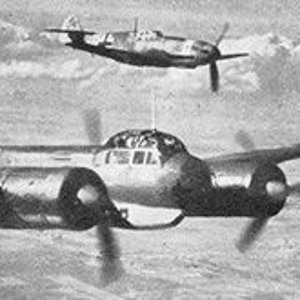 Ju-88 with Me109 escort