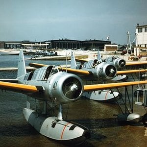 OS2U Kingfishers, World War II, NAS Pensacola FL