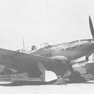 Several Yak-7B's on a soviet airfield