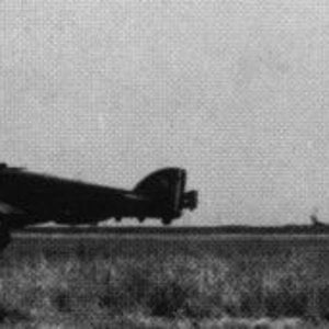 A formation of italian SM-79 Sparviero bombers take off from Sicily to bomb