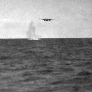 Torpedo-"Boston" in attack.