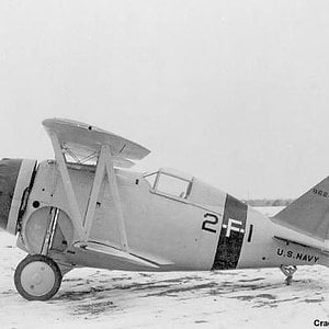 USS Lexington Grumman F2F-1 (VF-2B)