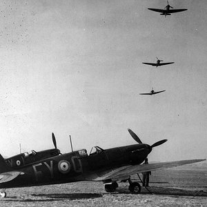 Spitfires of 611 Sqn