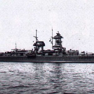 The German Battleship Graf Spee