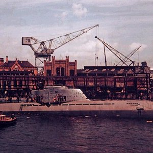 Type XXI U-boat fitting-out