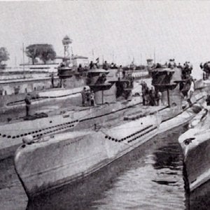 U-Boats at Wilhelmshaven.