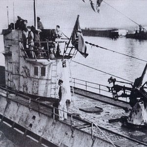 Unidentified U-Boat entering port