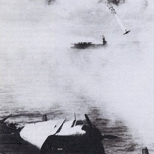US carriers under Kamikaze attack
