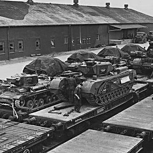 Tank shipment for Russia