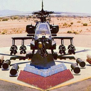 AH-64A Apache Potential Weapons Loadout.