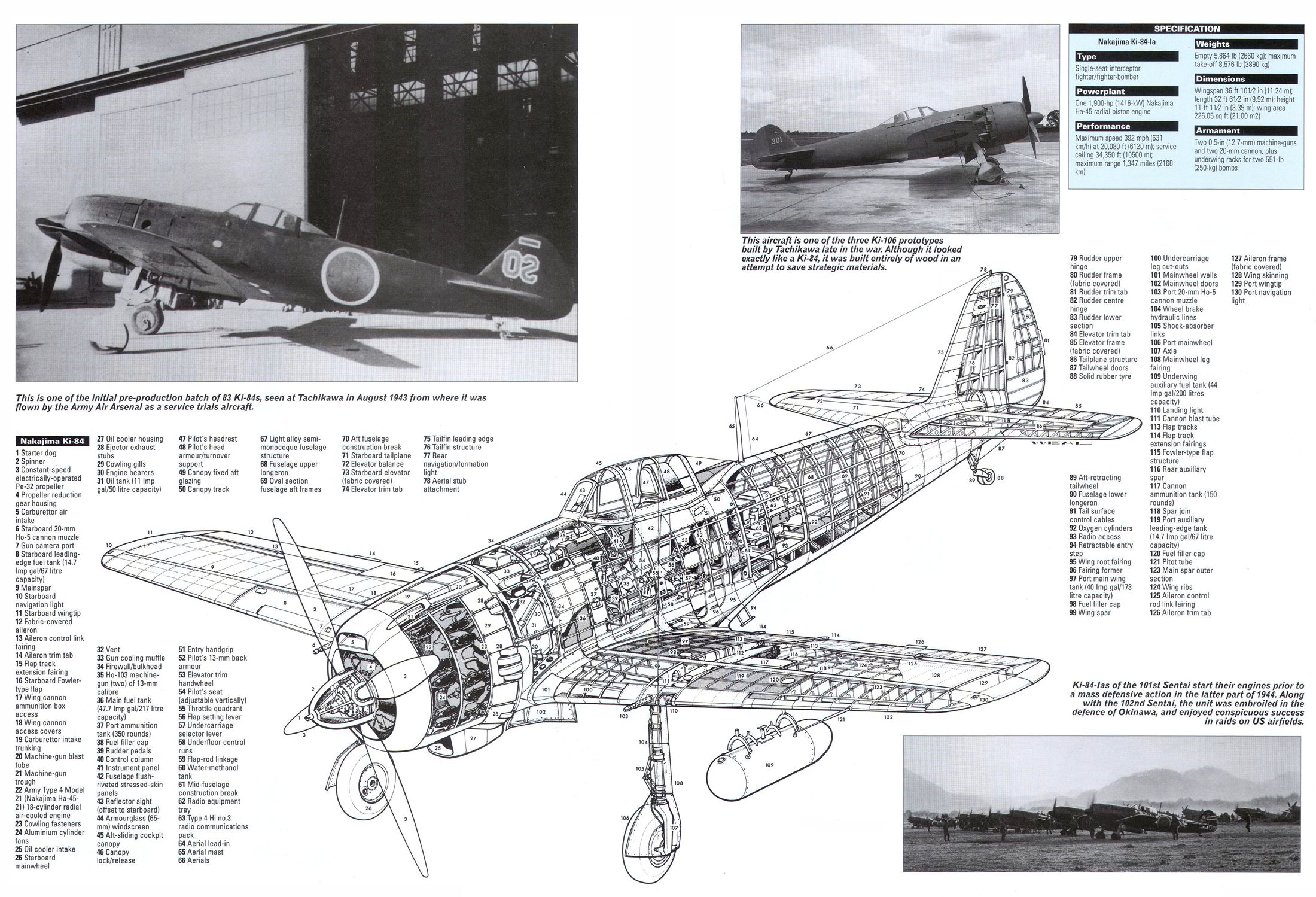 0-Nakajima-Ki-84-technical-drawing-and-cut-away-0B1 | Aircraft of