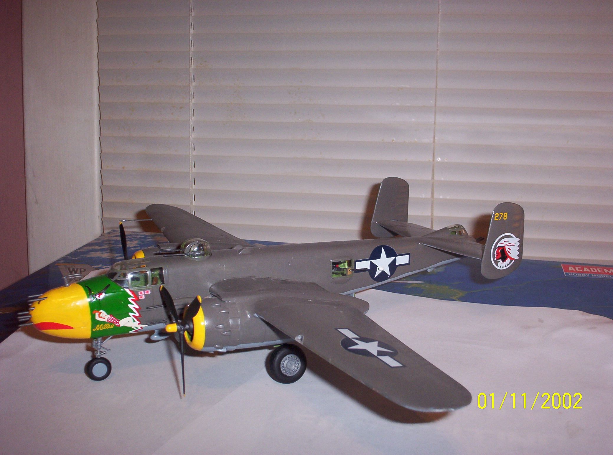 1/48th B-25J in "Air Apache" mkgs