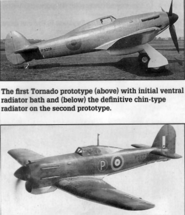 1st & 2nd Hawker Tornado Prototypes.jpg | Aircraft of World War II ...
