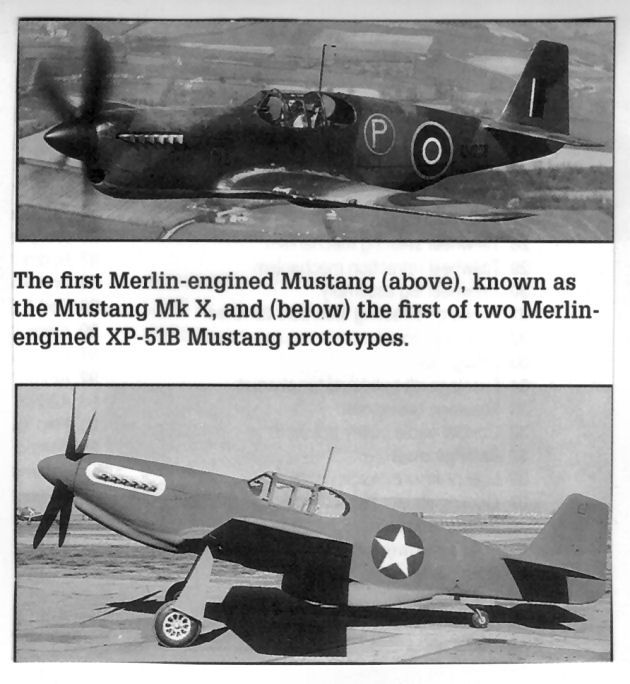 1st merlin engined Mustang & XP-51B Merlin prototype.jpg | Aircraft of ...