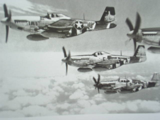 361st FG P-51s