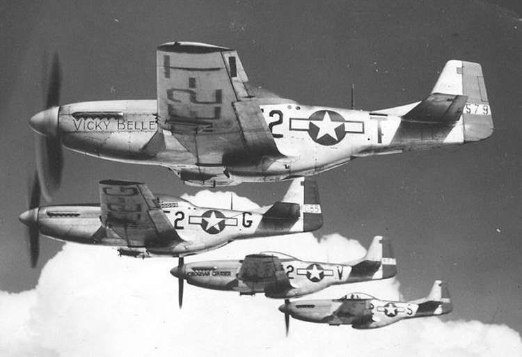 361st FG p-51s