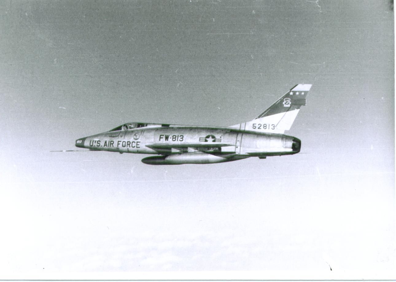 509th FW-813 In Flight Germany 1957