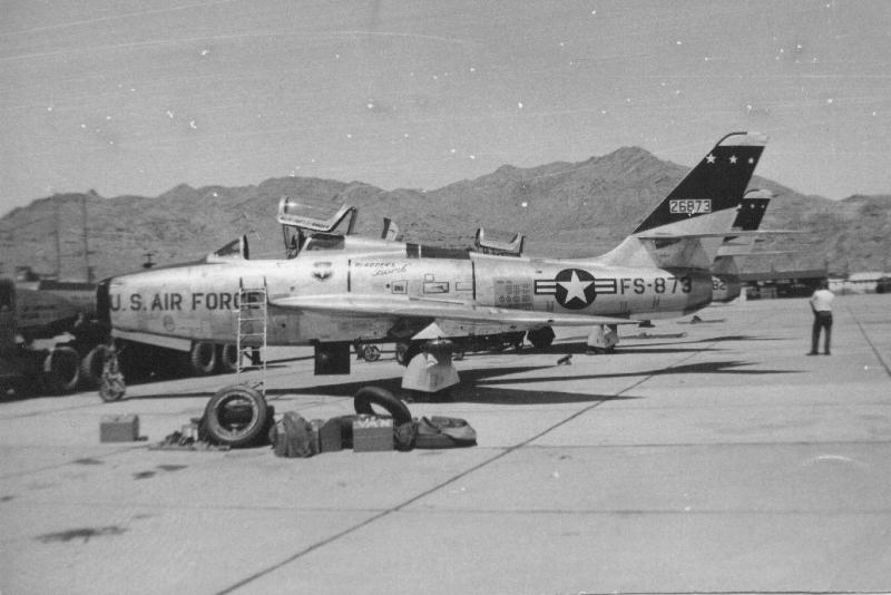 511th FBS F-84F TDY Wendover AFB 1956