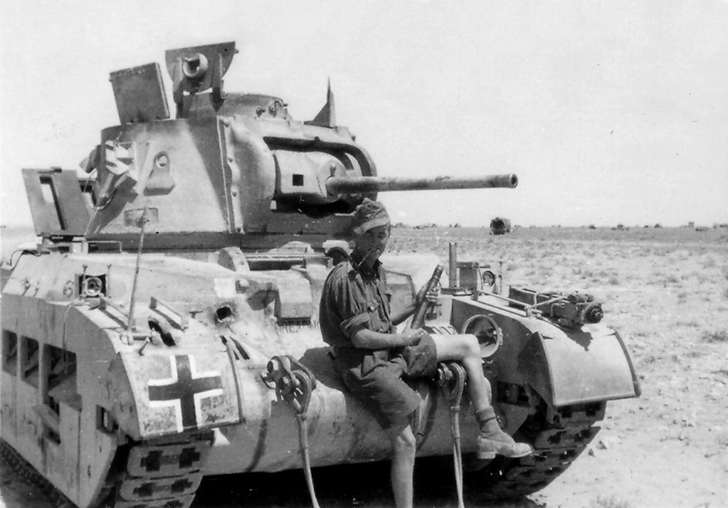 A-12 Matilda II captured in the North Africa (1)