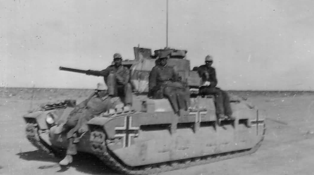 A-12 Matilda II captured in the North Africa