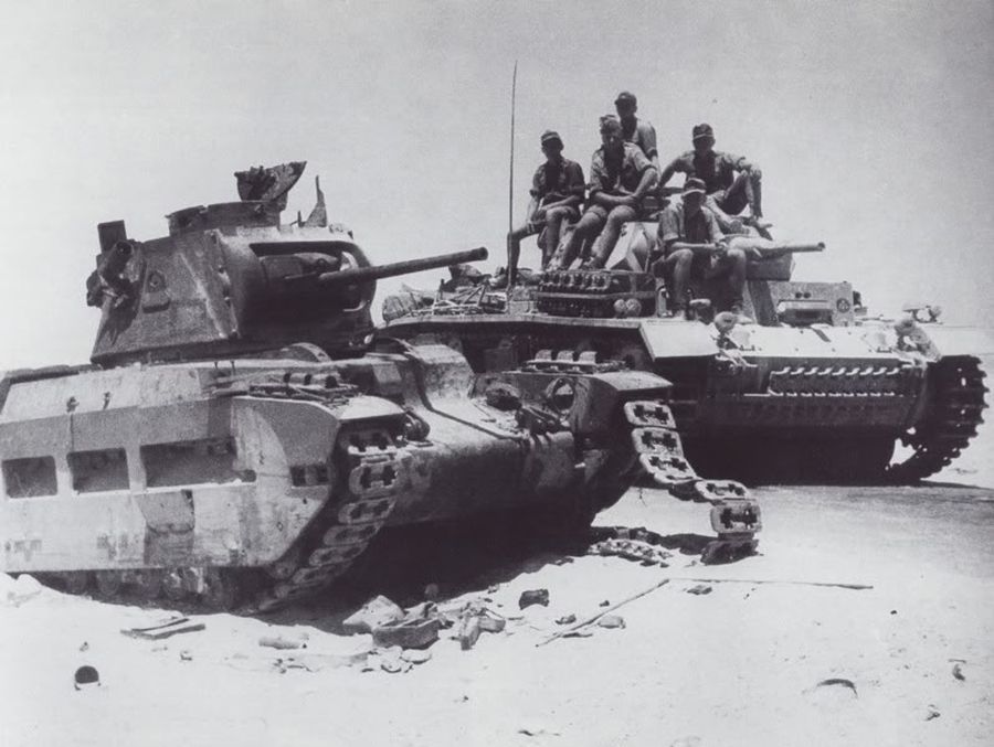 A-12 Matilda II damaged in the North Africa, 1941 (2)