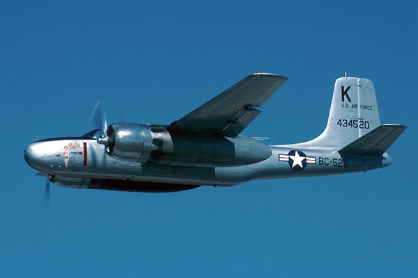 A-26 Invader in flight