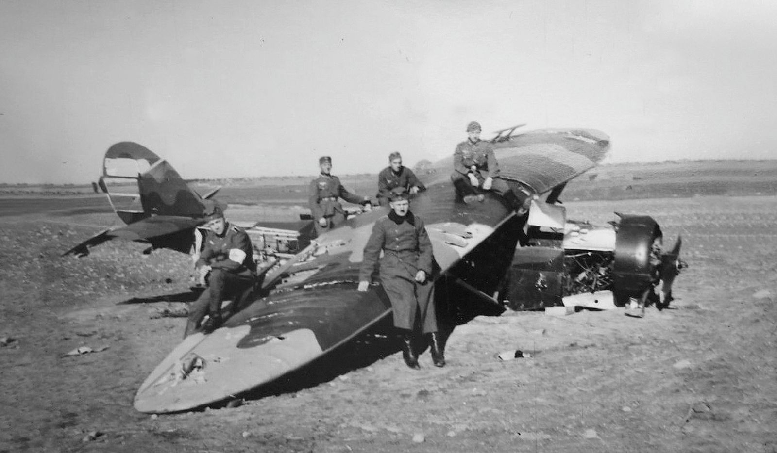 A derelicted Polish Lublin R-XIII, 1939.