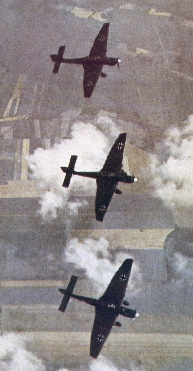 A formation of Junkers Ju-87 B.