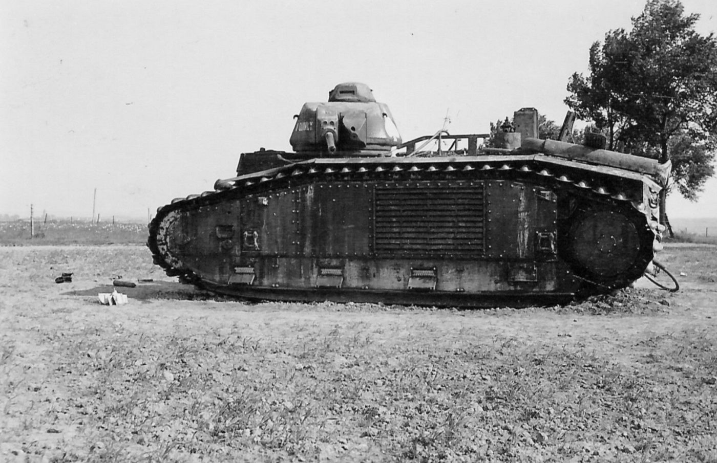 A French Char B1 bis heavy tank, 1940 (2)