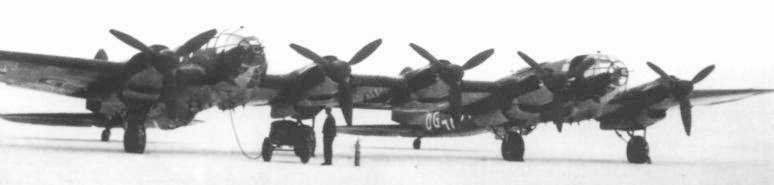 A Heinkel He111Z Zwilling on the ground