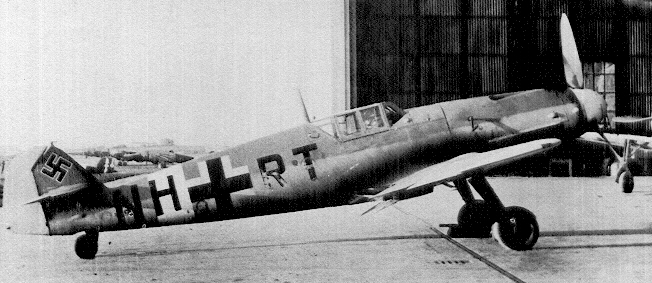 A Messerschmitt Bf 109F-2.......don't worry the Pic is there, just click