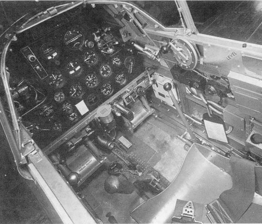 A P-36 cockpit