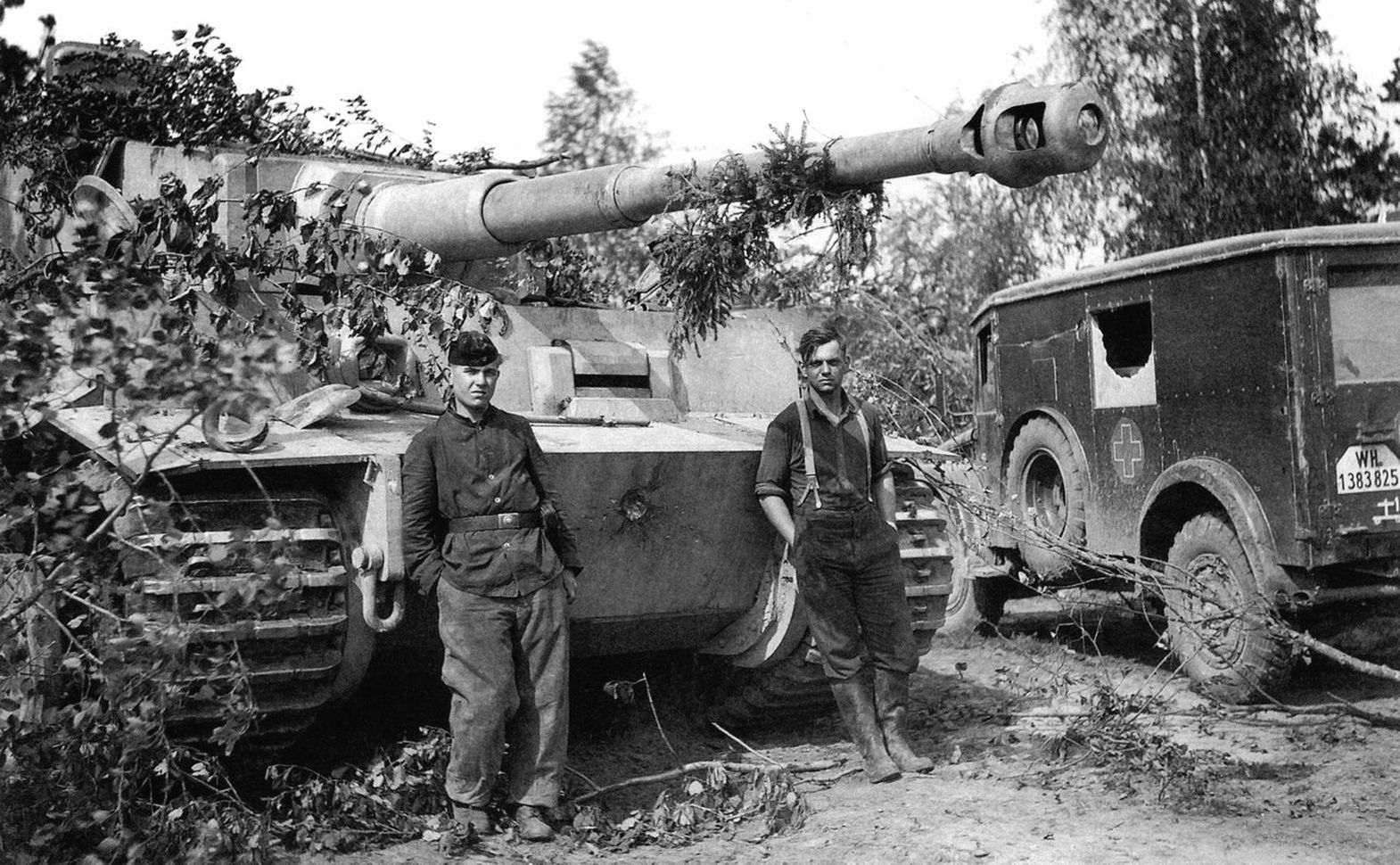 A Panzer VI Tiger of the Pz.Abt. 502, 1943