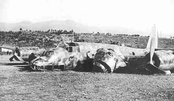 A Piaggion P.108B crashed.