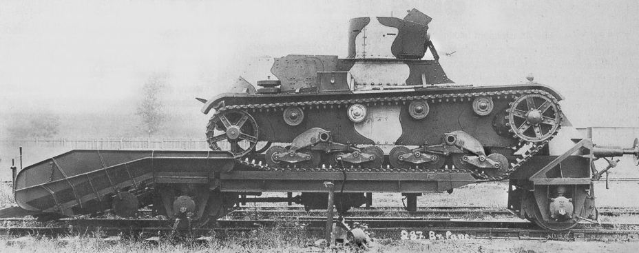 A Polish 7TP light tank prototype