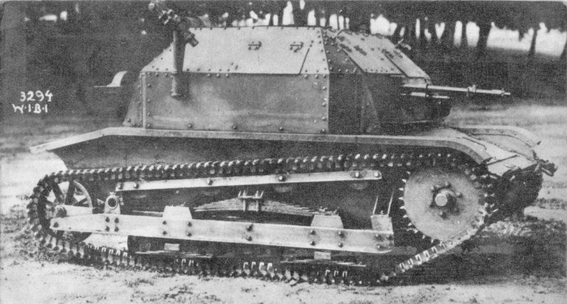 A Polish scout tankette TK-3