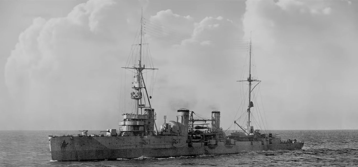 A soviet Admiral Nakhimov-class light cruiser "Chervona Ukraina", the Black Sea Fleet, pre-war image (1)