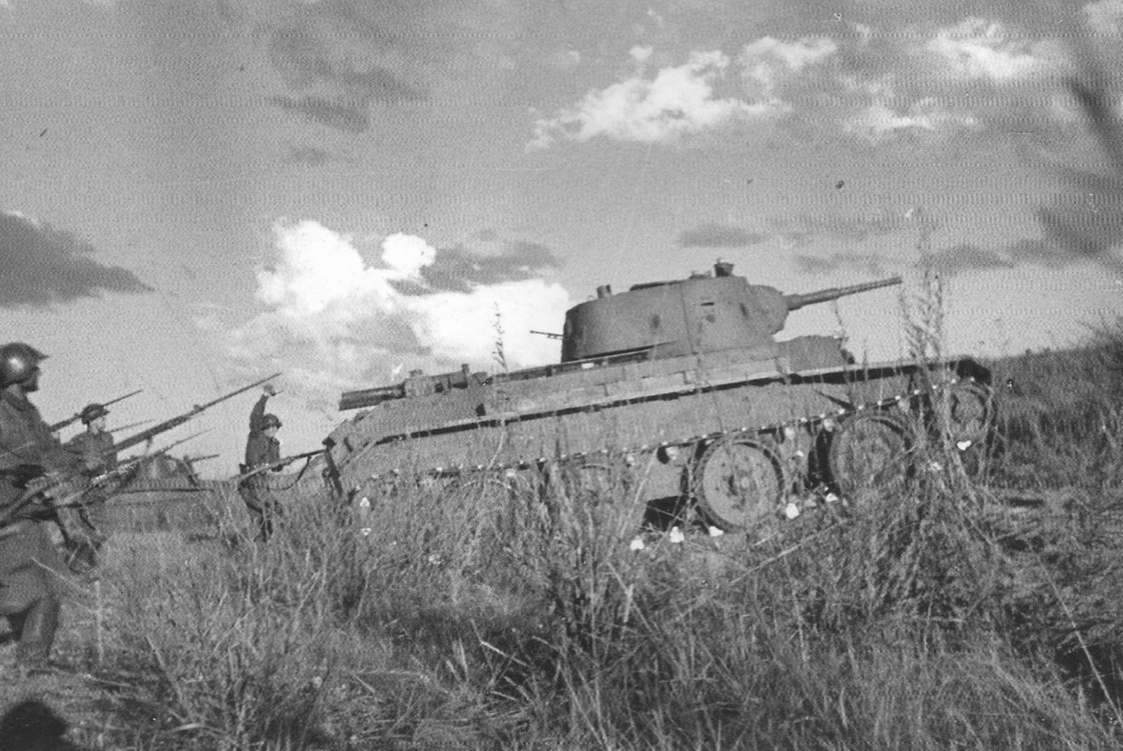 A soviet BT-7 tank, 1939