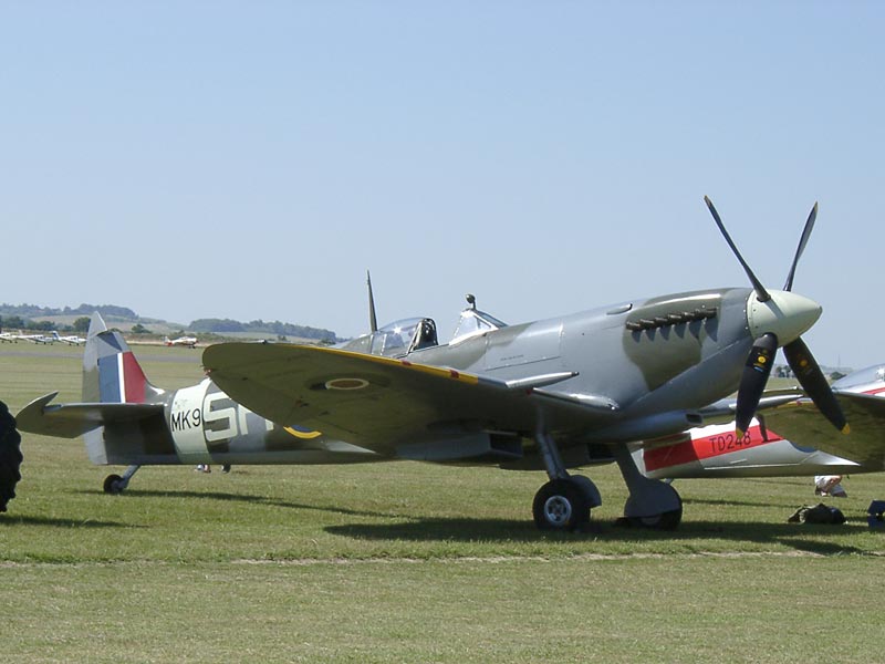 A Spitfire Mk IXc at Duxford, UK 2003