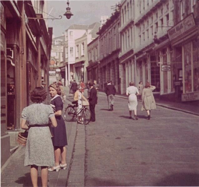 A street scene in Guernsey