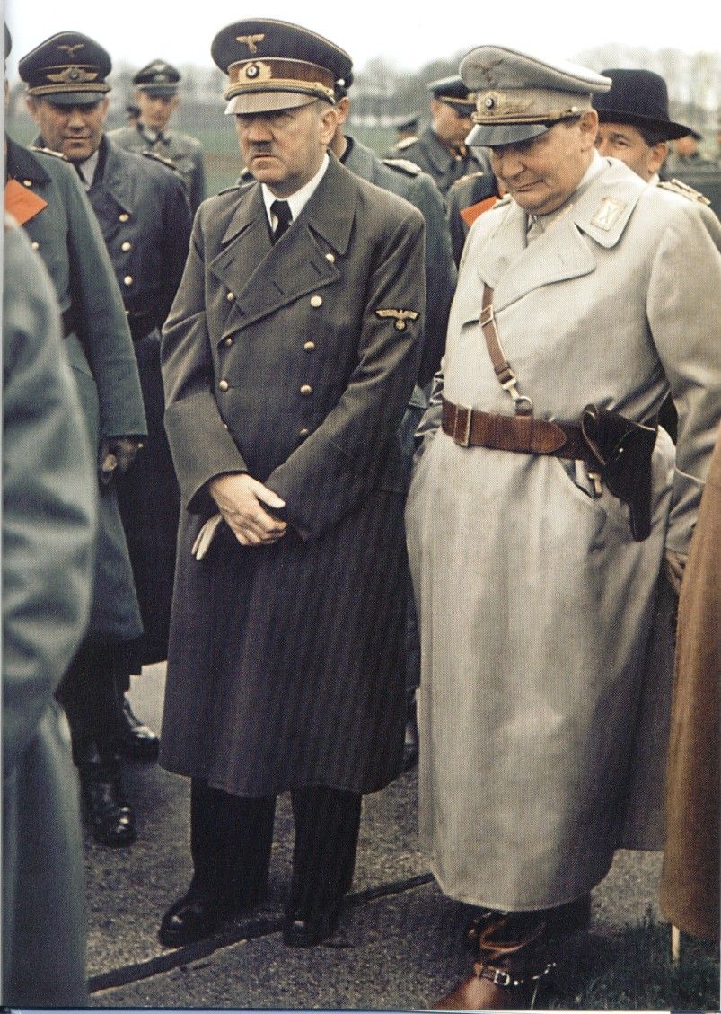 Adolf Hitler (1889-1945) and Hermann Göring (1893-1946)
