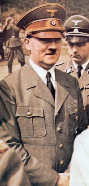 Adolf, with his generals.