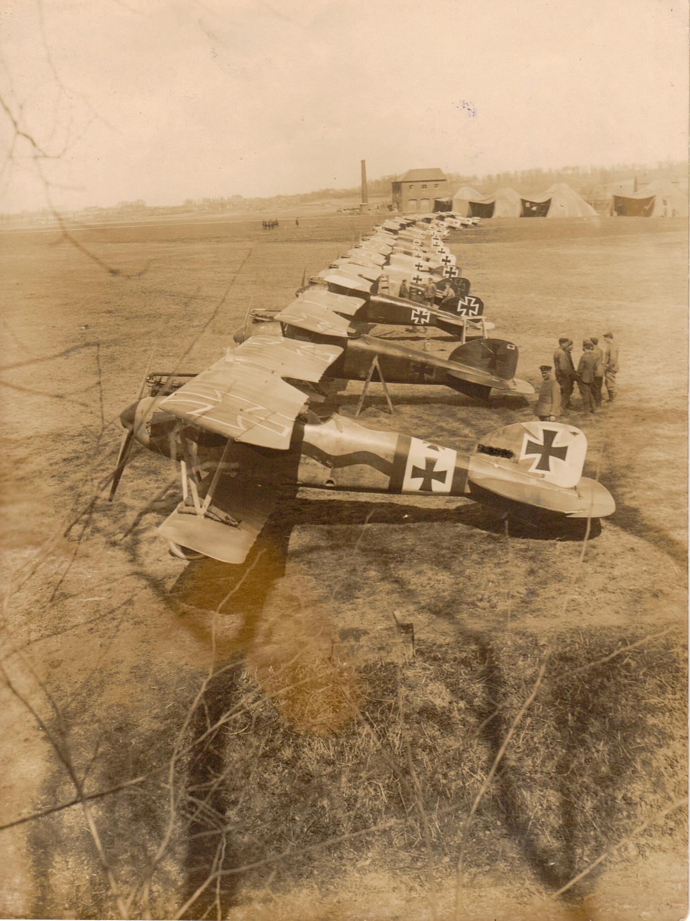 Albatros D.III Jasta 11 at Roucourt April 1917