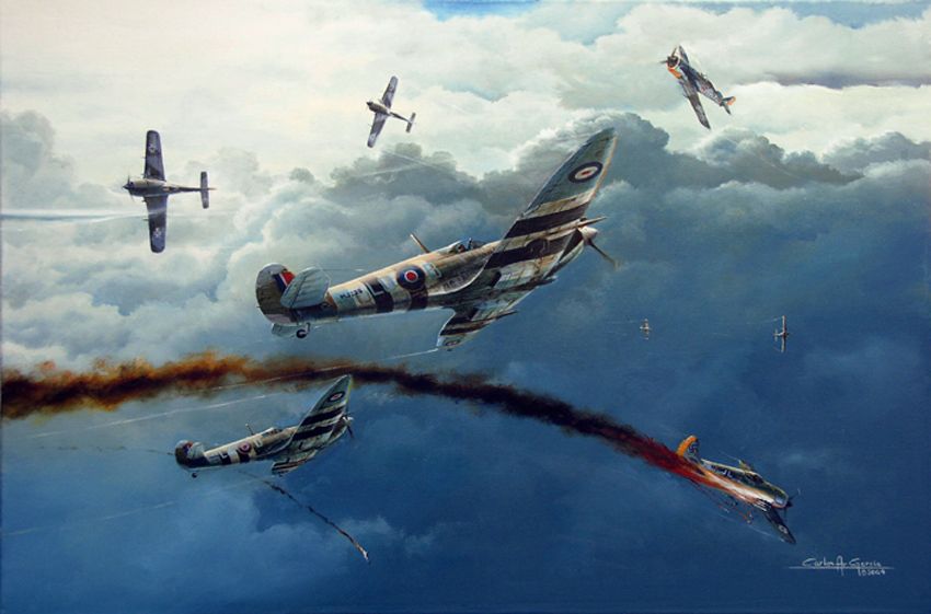 An Argentine Ace over the Normandy Sky by  Carlos Adrián Garcia.