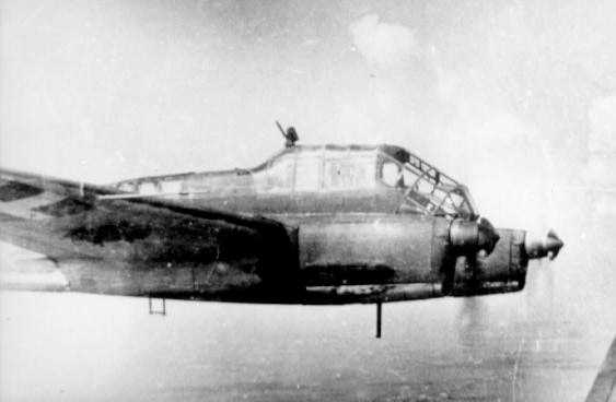 An Fw 189 in flight