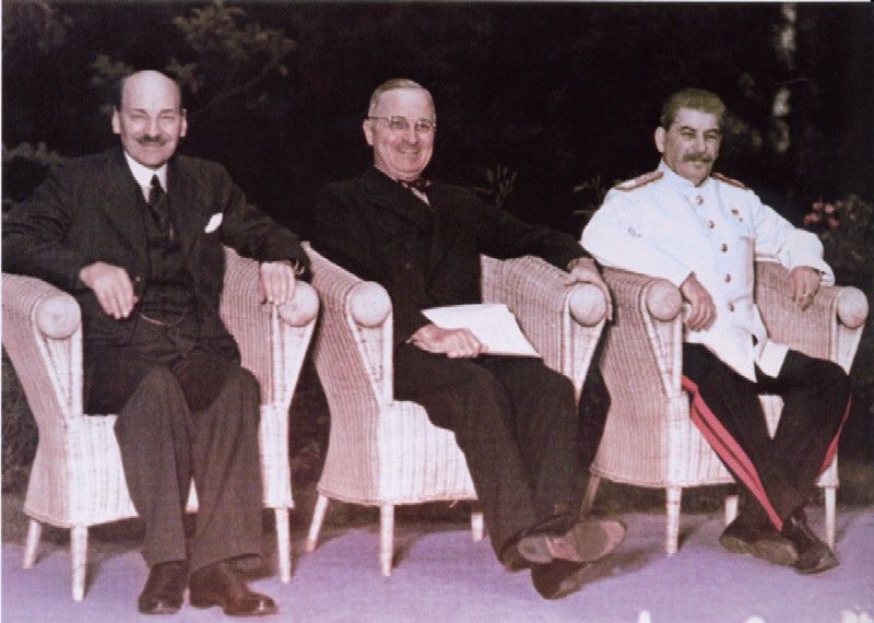 Attlee, Truman and Stalin