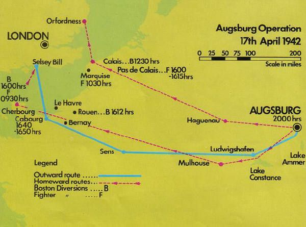 Augsburg Operation Map