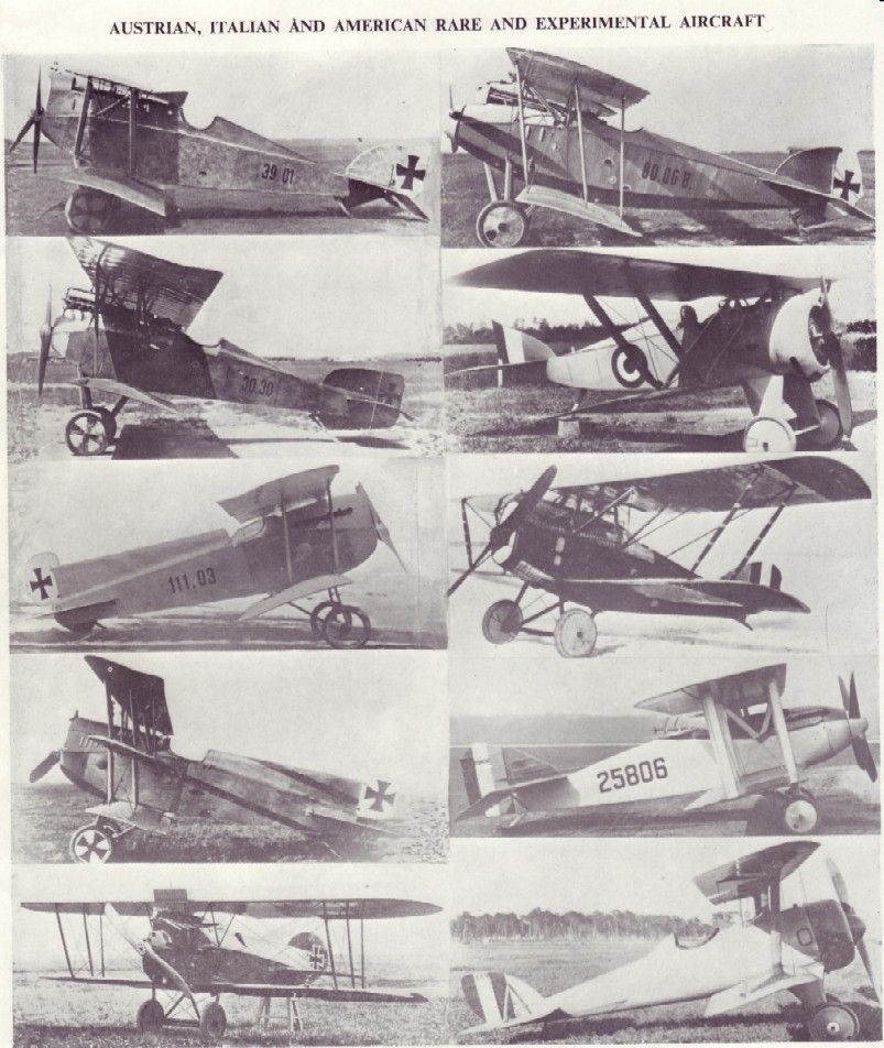 Austrian, Italian, American Rare and Experimental Fighter Aircraft