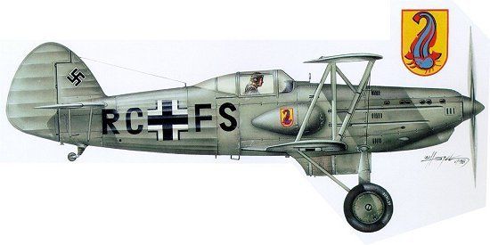 Avia B534 Captured Luftwaffe RC+FS